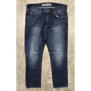 Express Mens Kingston Classic Fit Straight Leg Black Jeans Size 32x30